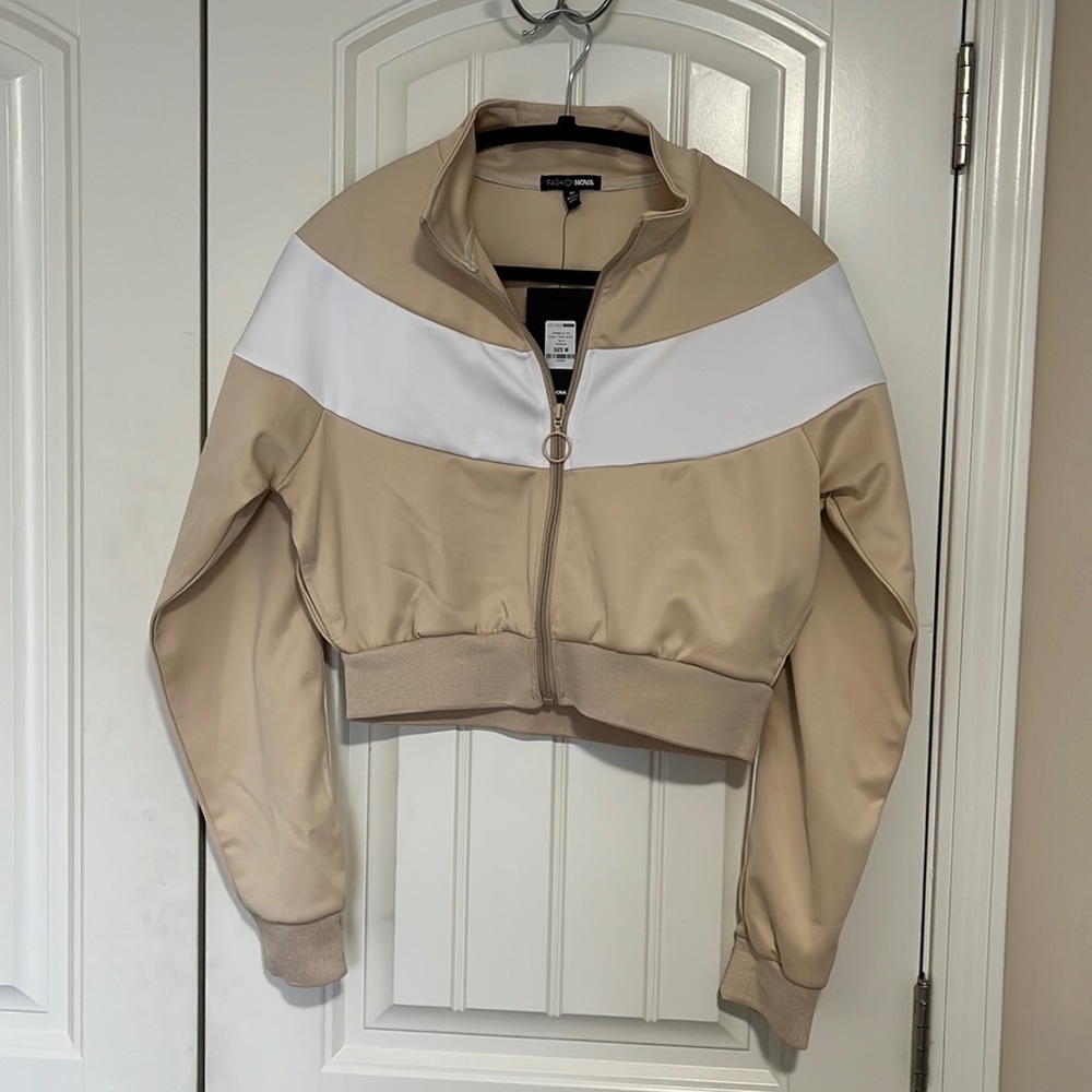 Crop top track jacket